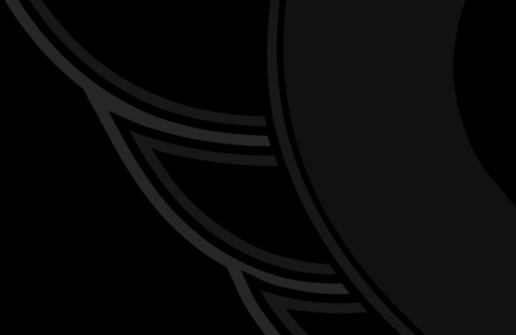 Abstract black shapes and curved lines on a dark background, creating a minimal, geometric design.