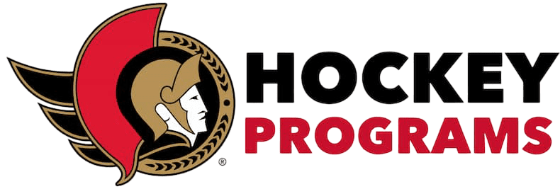 Ottawa Senators logo next to the words "Hockey Programs" with "Programs" in bold red letters.